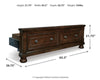 Porter Queen Storage Footboard