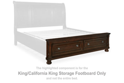 Porter King/California King Storage Footboard