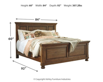 Flynnter King Panel Bed