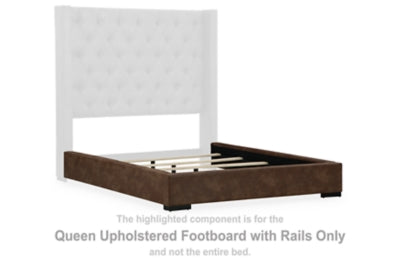 Steenlage Queen Upholstered Footboard with Rails