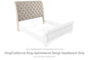 Realyn King/California King Upholstered Sleigh Headboard