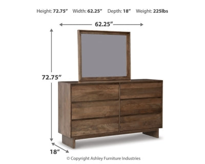 Isanti Dresser and Mirror