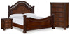 Lavinton Queen Poster Bed, Chest and Nightstand