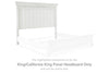 Kanwyn King/California King Panel Headboard