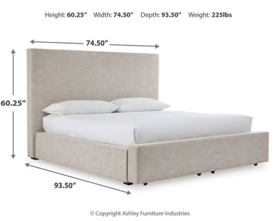 Kristiland Queen Upholstered Storage Bed