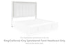 Chalanna King/California King Upholstered Panel Headboard