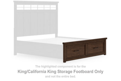 Taffenbrook King/California King Storage Footboard