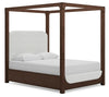 Breckington Queen Upholstered Canopy Bed