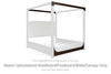 Breckington Queen Upholstered Headboard/Footboard/Slats/Canopy