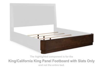 Kendamor King/California King Panel Footboard with Slats