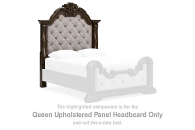 Maylee Queen Upholstered Panel Headboard