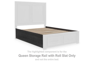 Foyland Queen Panel Rails with Roll Slats
