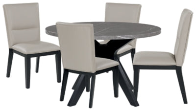 Glinari Dining Table and 4 Chairs