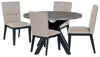 Glinari Dining Table and 4 Chairs