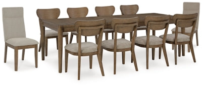 Roanhowe Dining Table and 10 Chairs