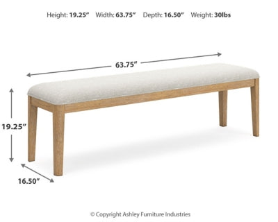 Rencott 63" Dining Bench
