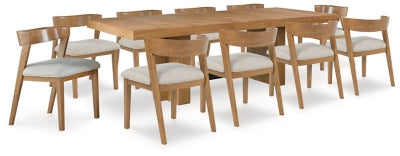Kristiland Dining Table and 10 Chairs