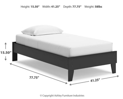 Socalle Twin Platform Bed