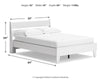 Socalle Full Panel Platform Bed