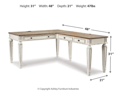 Realyn Home Office Desk Return