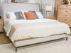 Tomtyn Queen Upholstered Footboard/Rails/Roll Slats