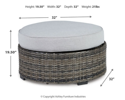 Harbor Court Ottoman with Cushion