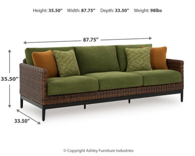 Horizon Hall Outdoor Sofa with Cushion