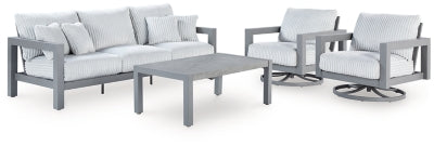 Moonlight View Outdoor Sofa, 2 Lounge Chairs and Coffee Table