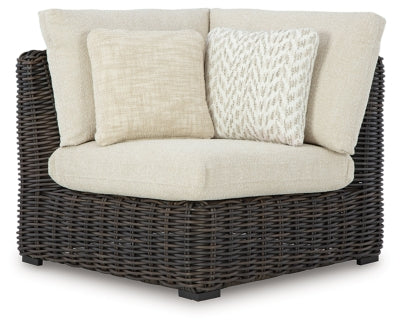 Kimora Outdoor Corner Chair with Cushion