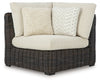 Kimora Outdoor Corner Chair with Cushion