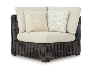 Kimora Outdoor Corner Chair with Cushion