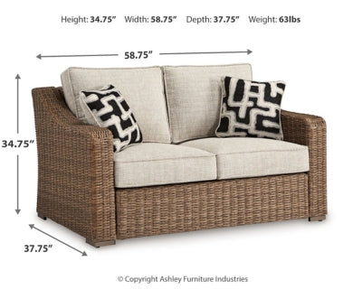 Beachcroft Outdoor Loveseat with Cushion