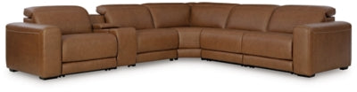 Rally-Up 6-Piece Power Reclining Sectional with Console